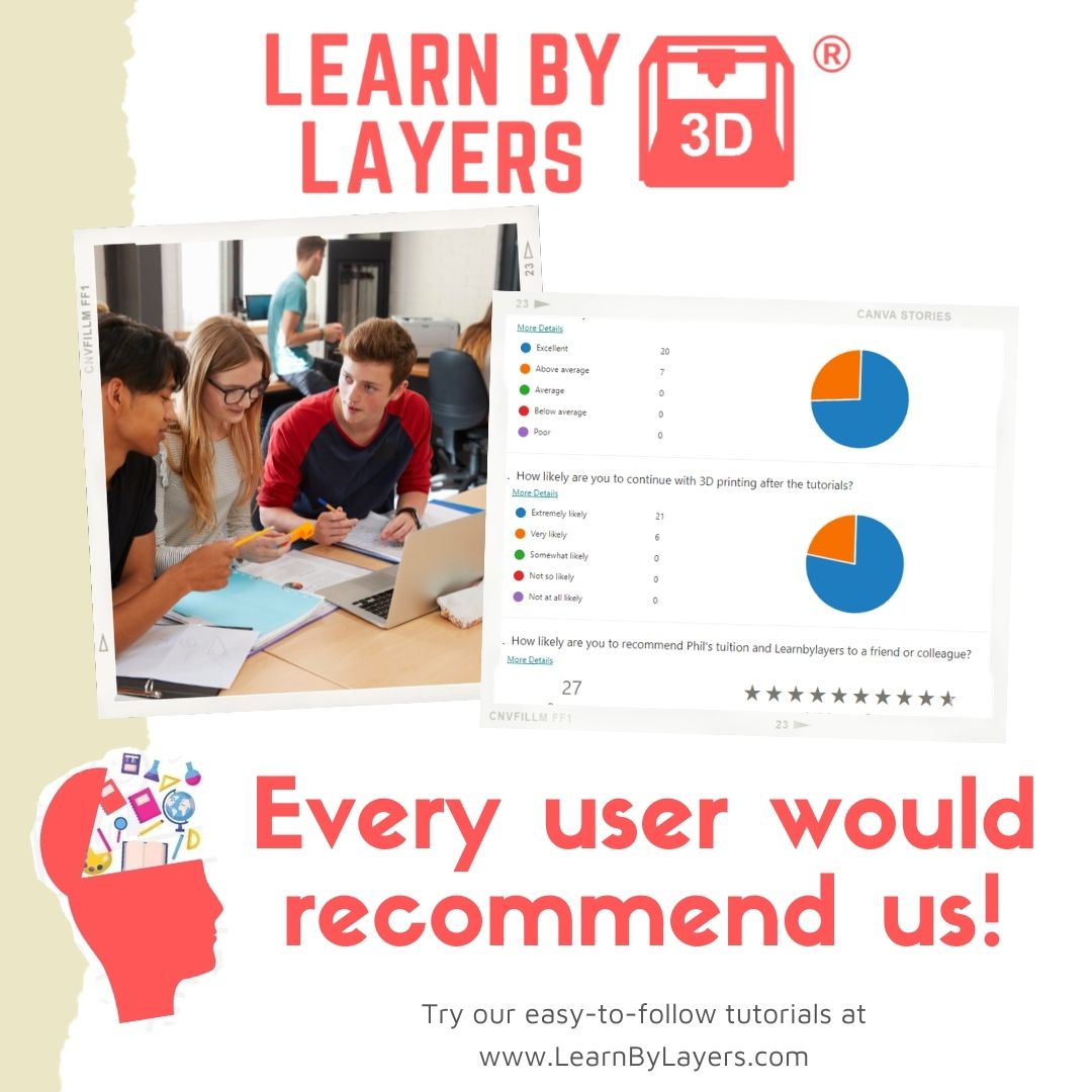 learnbylayers3D's tweet image. Did you know everyone that's rated our Online Learning courses would recommend us? Find out how you can benefit from our tutorials and lesson resources. Visit our site: learnbylayers.com/online-learning #stem #codinglesson #learntocode #learnfusion360 #lessonresources #onlinelearning