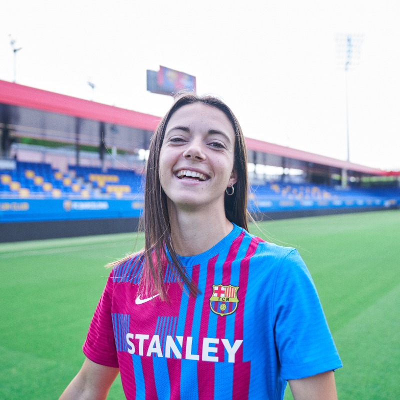 FCBarcelona's tweet photo. ⚠ Now available! Barça's 2021/22 jersey! 🙌