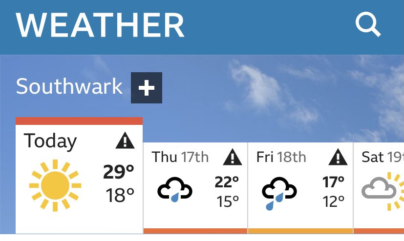 SouthwarkYAs's tweet photo. Good morning #Southwark
It’s going to be a scorcher today. Please ensure you stay hydrated, carry water with you and keep an eye on those who are elderly/vulnerable #lookoutforyourneighbours
Please help #keepsouthwarksafe by following all #COVID19 guidance thank you! 😊☀️ https://t.co/YWHTOPV8WI