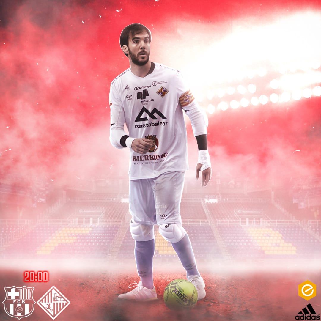 Carlos Barrón (@carlosbarron87) on Twitter photo Cuando hay ganas, todo se puede.
⚽️ <a href="/FCBfutbolsala/">Barça Futbol Sala</a> 🆚 <a href="/PalmaFutsal/">Illes Balears Palma Futsal</a>
🏆 Semifinal / 2do partido
📅 Miércoles 16 de junio
⏰ 20:00 horas
🏟 Palau Blaugrana
📺 <a href="/teledeporte/">Teledeporte</a>
📻 <a href="/IB3radio/">IB3 Ràdio</a>
📸 <a href="/toniferrerofoto/">Toni Ferrero</a>
💻 <a href="/xitillo99/">Andres</a> Cuando hay ganas, todo se puede.
⚽️ <a href="/FCBfutbolsala/">Barça Futbol Sala</a> 🆚 <a href="/PalmaFutsal/">Illes Balears Palma Futsal</a>
🏆 Semifinal / 2do partido
📅 Miércoles 16 de junio
⏰ 20:00 horas
🏟 Palau Blaugrana
📺 <a href="/teledeporte/">Teledeporte</a>
📻 <a href="/IB3radio/">IB3 Ràdio</a>
📸 <a href="/toniferrerofoto/">Toni Ferrero</a>
💻 <a href="/xitillo99/">Andres</a>