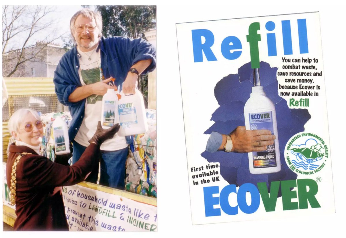 EcoverUK's tweet image. Since 1989 we’ve been banging the refill drum or filling up the same bottle because plastic is too valuable a resource to waste. Refilling the plastic we already have &amp;amp; produce has to be part of our future shopping routine👉 bit.ly/ecover-refillu… #WorldRefillDay #REFILLUTION✊