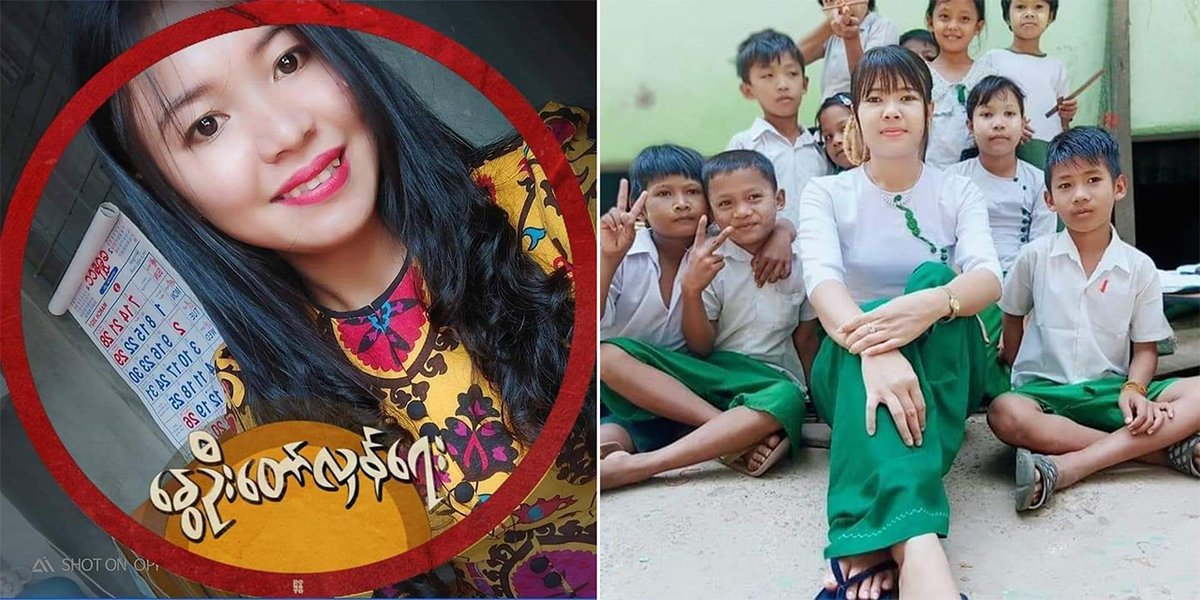 The Myanmar junta sentences three striking teachers to three years in prison for participating in the civil disobedience movement, which is the teachers' right to do. irrawaddy.com/news/burma/thr…