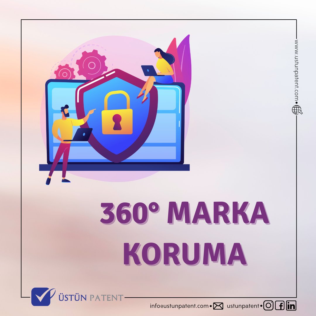 360 Derece Marka Koruma hizmetimiz sayesinde markaların ticaret hayatına risksiz bir başlangıç yapmasını ve eksiksiz bir koruma hizmeti ile sürdürülebilir olmasını sağlıyoruz.

Detaylı bilgi için 👇

✅ (0212) 373 94 04
✅ (0532) 237 91 04
✅ buff.ly/3cYrYsS