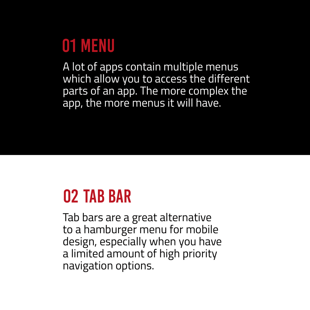 appetite_tweets's tweet photo. 📱Mobile navigation design is the most important bridge and platform for human-computer interactions.
Discover the advantages and disadvantages of the individual patterns here: https://t.co/gTPvBWm8Ue
#mobilenavigation #userexperience #appdesigns https://t.co/5IMjLaChEe