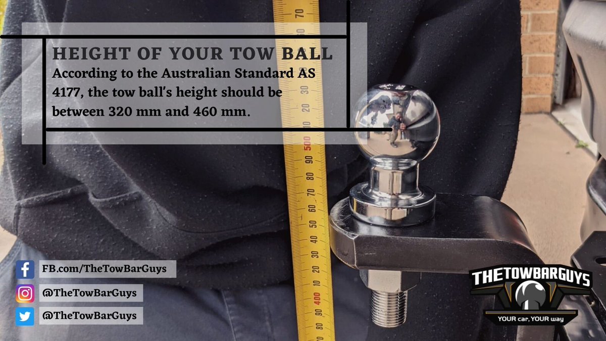 The Tow Bar Guys on Twitter "Height Of Your Tow Ball According to the