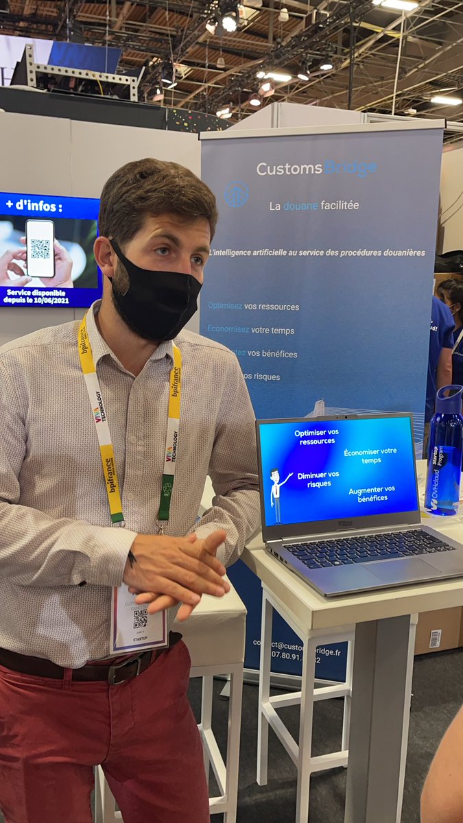 Et 2e en place chez <a href="/OVHcloud_FR/">OVHcloud France</a>, la #startup <a href="/Customs_Bridge/">Customs Bridge</a> #douane #cybersecurite