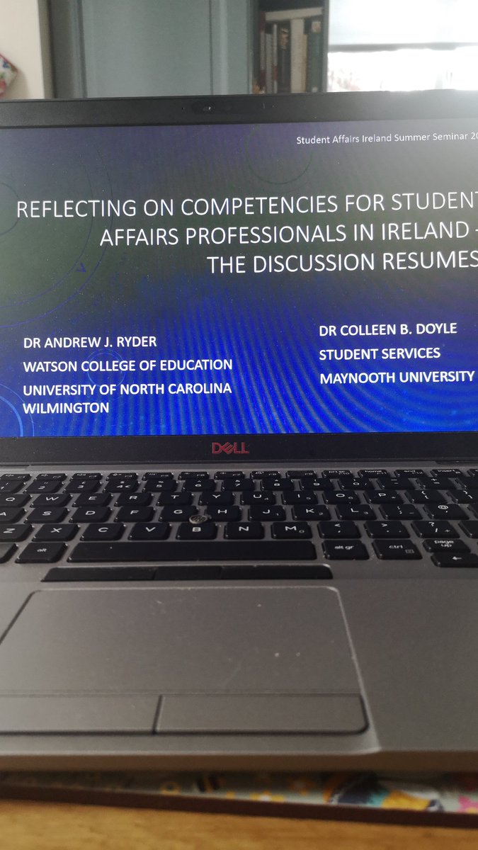 Looking forward to sharing my views on professional competencies in student affairs practice in Ireland with <a href="/ProfAndrewRyder/">Andrew J Ryder</a> at the <a href="/S_A_Ireland/">Student Affairs Ireland</a> summer seminar later today 👍 <a href="/MaynoothUni/">Maynooth University</a> <a href="/MU_StudentServ/">MU Student Services</a> <a href="/UNCWilmington/">UNCW</a>