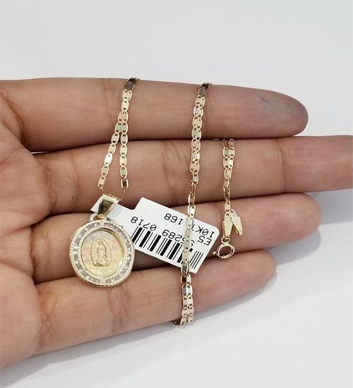 LoversJewellery's tweet photo. 10k Tri Color Gold Religious Virgin Mary Oval CZ Charm Pendant Valentino Chain
#10k #Trigold #charm #goldchain #gift #shopping #buy #sale #men #women #his #her #boy #girl #jewelery #ReligiousPendant #VirginmaryPendant #VirginMary
#Valentinochain
https://t.co/wKpsHlcZly https://t.co/thJR18p6oQ