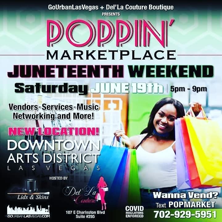CirceSummers's tweet photo. #PoppinMarketPlace #GoUrbanVegas #DeLaCoture #GoUrbanCity #BlackVegasMarketplace
@gourbanvegas
@myshinemygrind
@lasvegasinblack #whattodoinvegas #Juneteenth #vegaspopup #downtownlasvegas #artsdistrict #familyaffair #BuyBlack #SupportSmallBusiness #summer2021 #summervibes https://t.co/E9gDEvmMrD