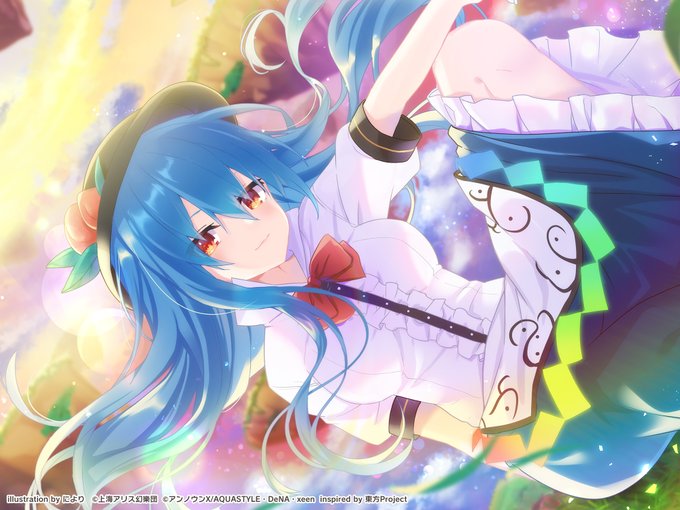 東方ダンマクカグラ 本日のミタマカード紹介は 荒々しくも母なる大地よ 比那名居天子 東方ダンマクカグラ攻略ブログ 仮