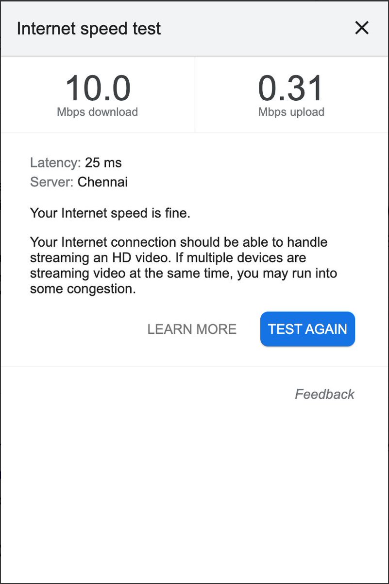 ManikandanNSEO's tweet image. Looks like another direct answer from Google, it is #SpeedTest.

Of course, it is not the #PageSpeedTest! 

@rustybrick, so Google has put an end to another niche, just like that! What&apos;s your say?

PS: @airtelindia, you can now take insights from 
@Google than @Speedtest 🙂