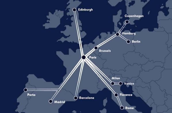 French start-up Midnight Trains promises "hotel on wheels" with overnight trains. We predict that possible target is more luxurious and more expensive travel. First route to south Europe to be announced soon. railjournal.com/passenger/main…