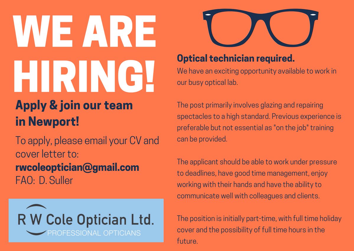 New job opportunity in #Newport