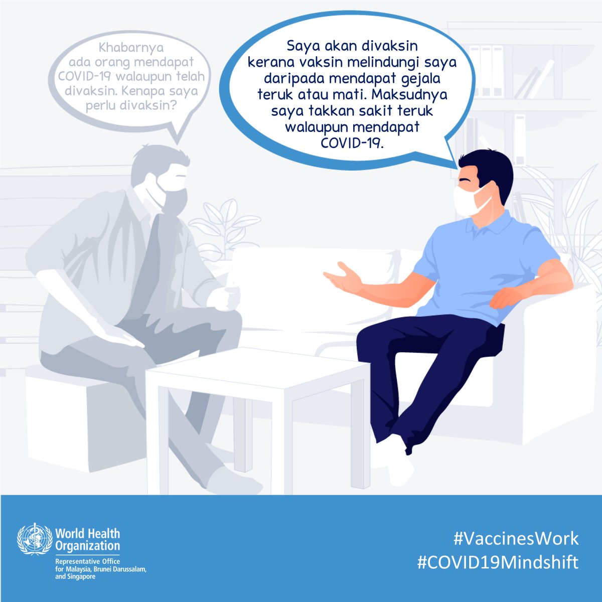 Who Malaysia Brunei Darussalam Singapore On Twitter Vaksin Alat Penting Dalam Perang Terhadap Covid19 Dan Pemvaksinan Ialah Salah Satu Cara Terbaik Untuk Melindungi Diri Anda Dan Orang Lain Daripada Covid 19 Pemvaksinan