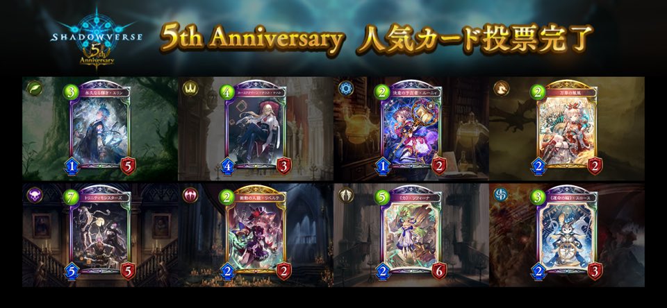 てつg Ace 戦国炎舞 S Tweet Shadowverse 5th Anniversary人気カード投票 に投票しました 上位になった カードはリーダースキン付きカードになります お気に入りのカードをスキンにしよう 6月18日まで投票受付中 シャドウバース シャドバ人気投票 シャドバ てつg Ace 戦国炎舞 S Tweet Shadowverse 5th Anniversary人気カード投票 に投票しました 上位になった カードはリーダースキン付きカードになります お気に入りのカードをスキンにしよう 6月18日まで投票受付中 シャドウバース シャドバ人気投票 シャドバ