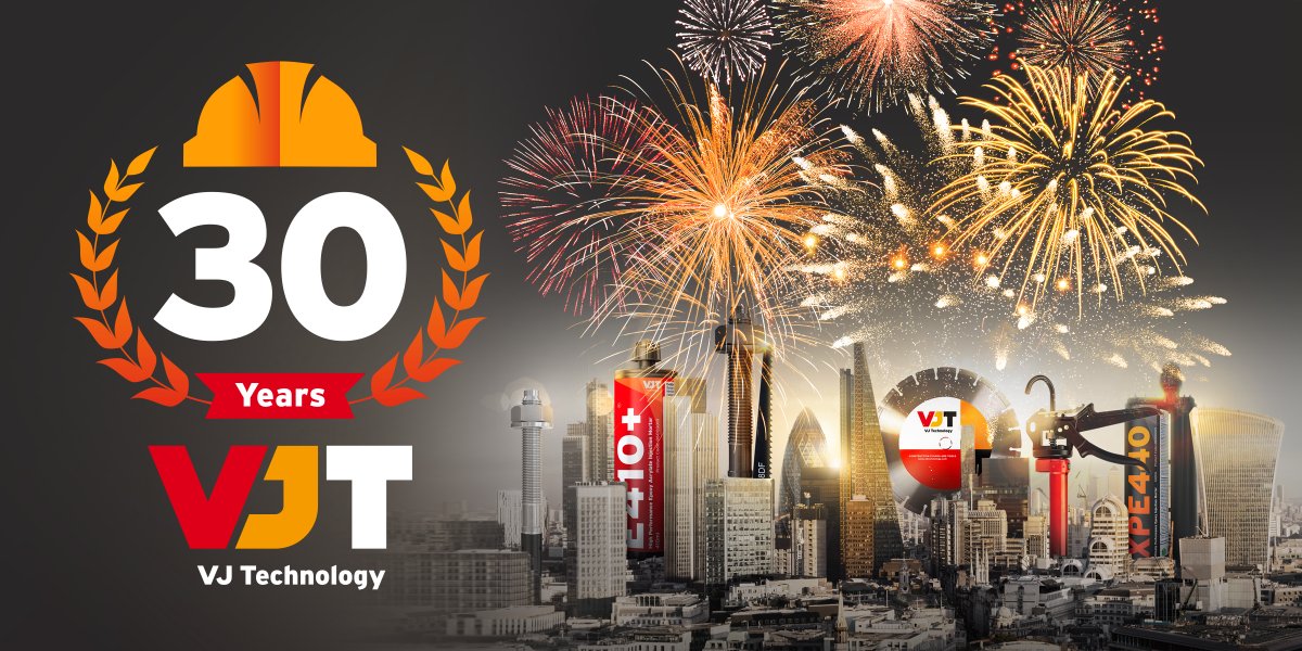 We are proud to announce that VJ Technology is 30 years old! 

Since the business formed in 1991 VJT has grown substantially &amp; has now become one of the leading technical fixings suppliers in the UK.  
For more information visit vjtechnology.com 
#30thanniversary #weareVJT