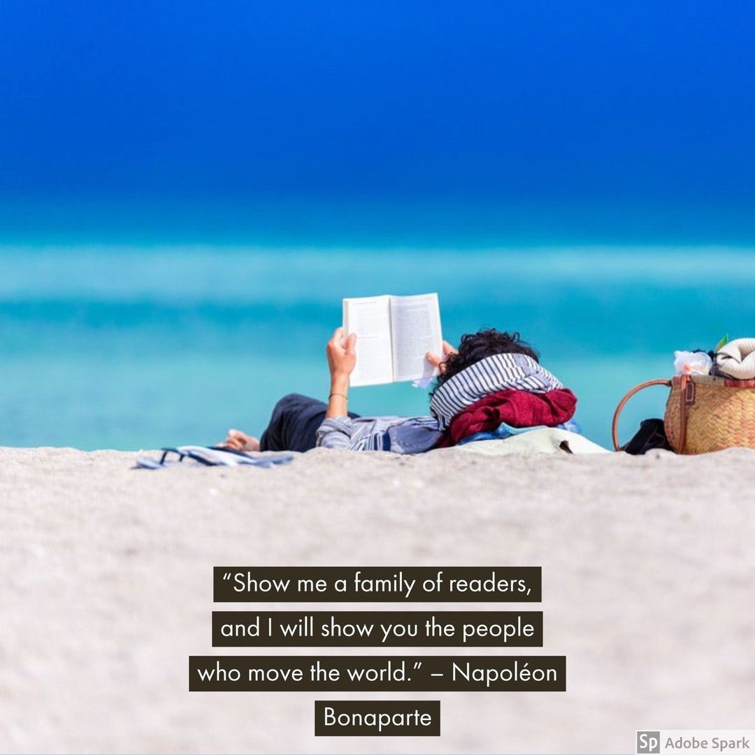 SchoolReading's tweet photo. Quote of the day: “Show me a family of readers, and I will show you the people who move the world.” – Napoléon Bonaparte              
 #kidlit #reading #ukedchat https://t.co/1rERxul4AT