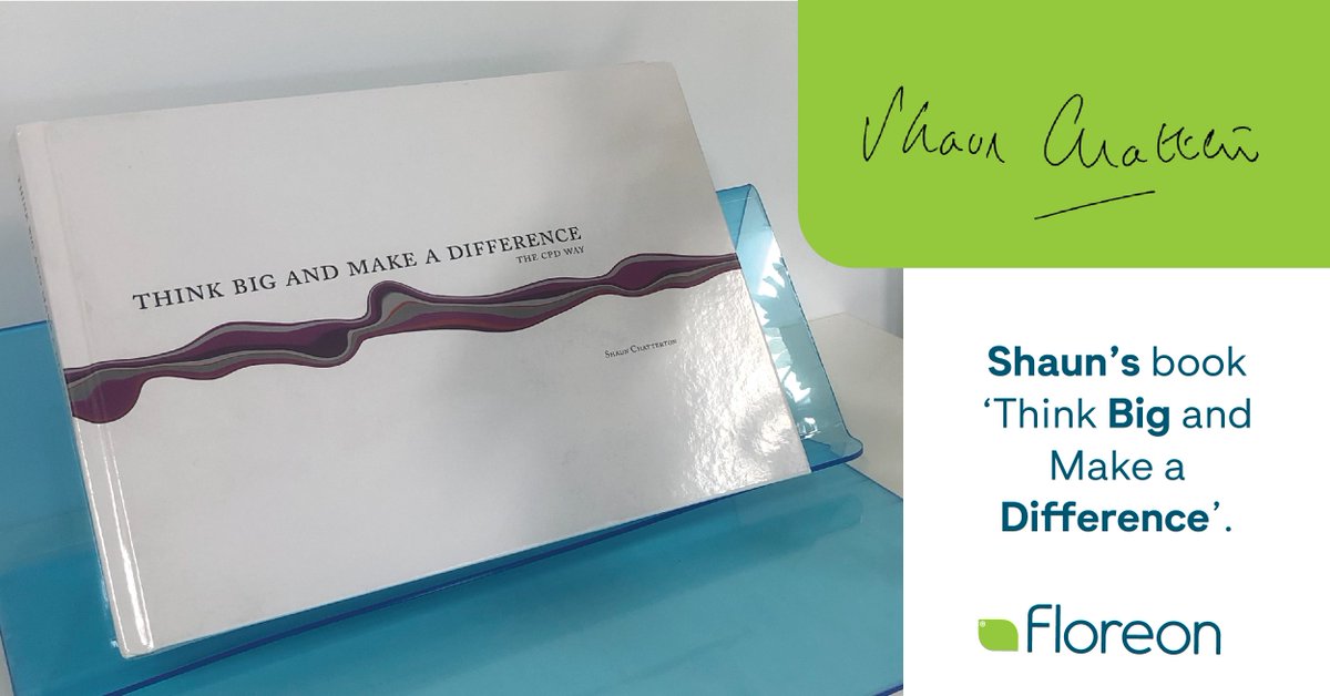 Shaun knows a thing or two about #entrepreneurship, having owned his former company for 30 years.
His book, Think Big And Make A Difference, is full of tips and advice for anyone interested in owning their own #business.
It is rightfully displayed in the #Floreon office.