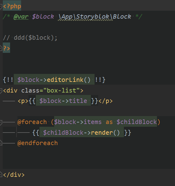 Want to get started faster on your <a href="/storyblok/">Storyblok</a> site in <a href="/laravelphp/">Laravel</a>? I’ve just added a command to scaffold Blade files for every component. It’ll print fields, loop over nested Blocks, add editor links and more to get you going. 😍

github.com/RicLeP/laravel…

#cms #headlesscms