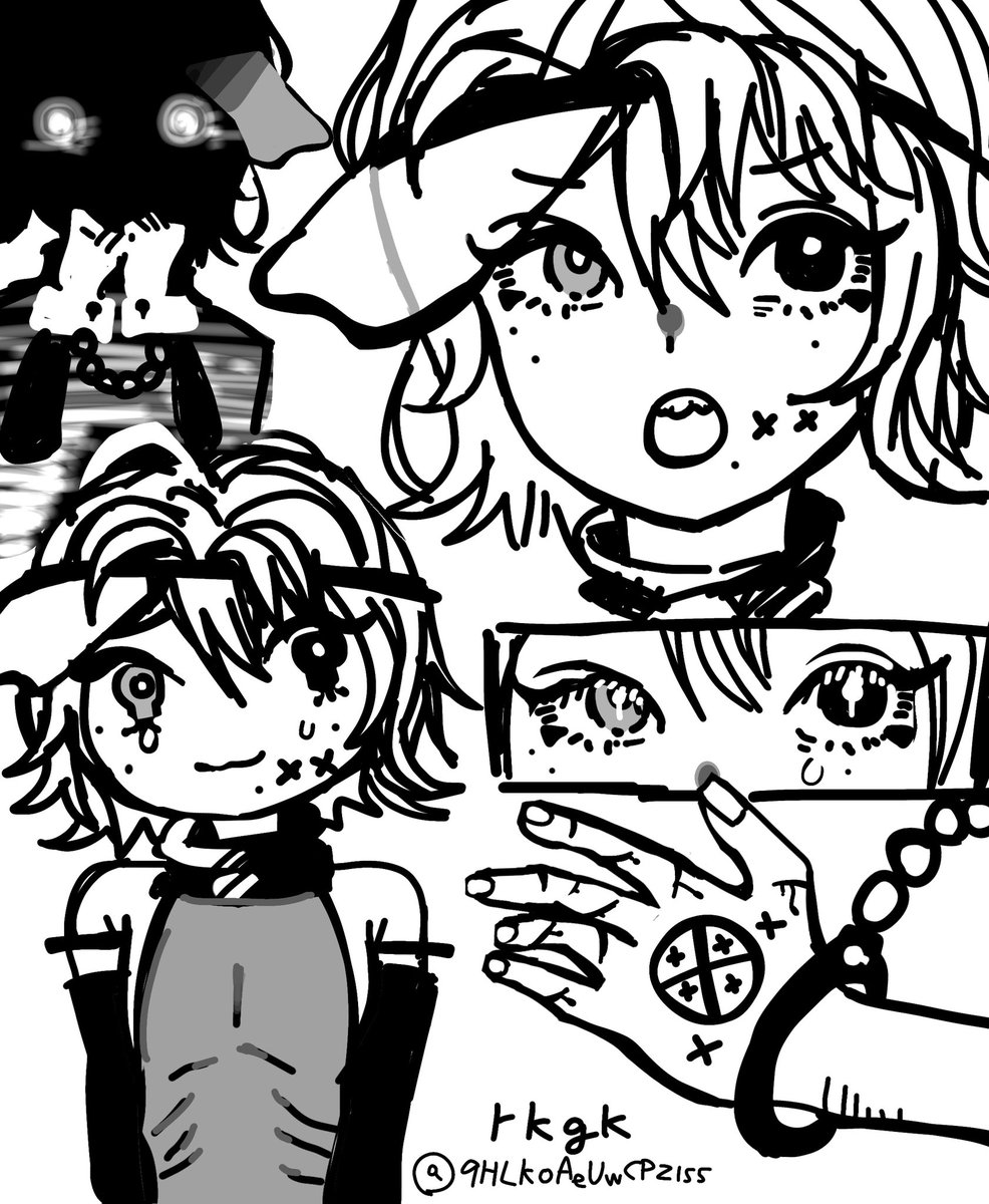 サボ天ぷら A Twitter Rkgk イラスト Art 外はねオッドアイ男子