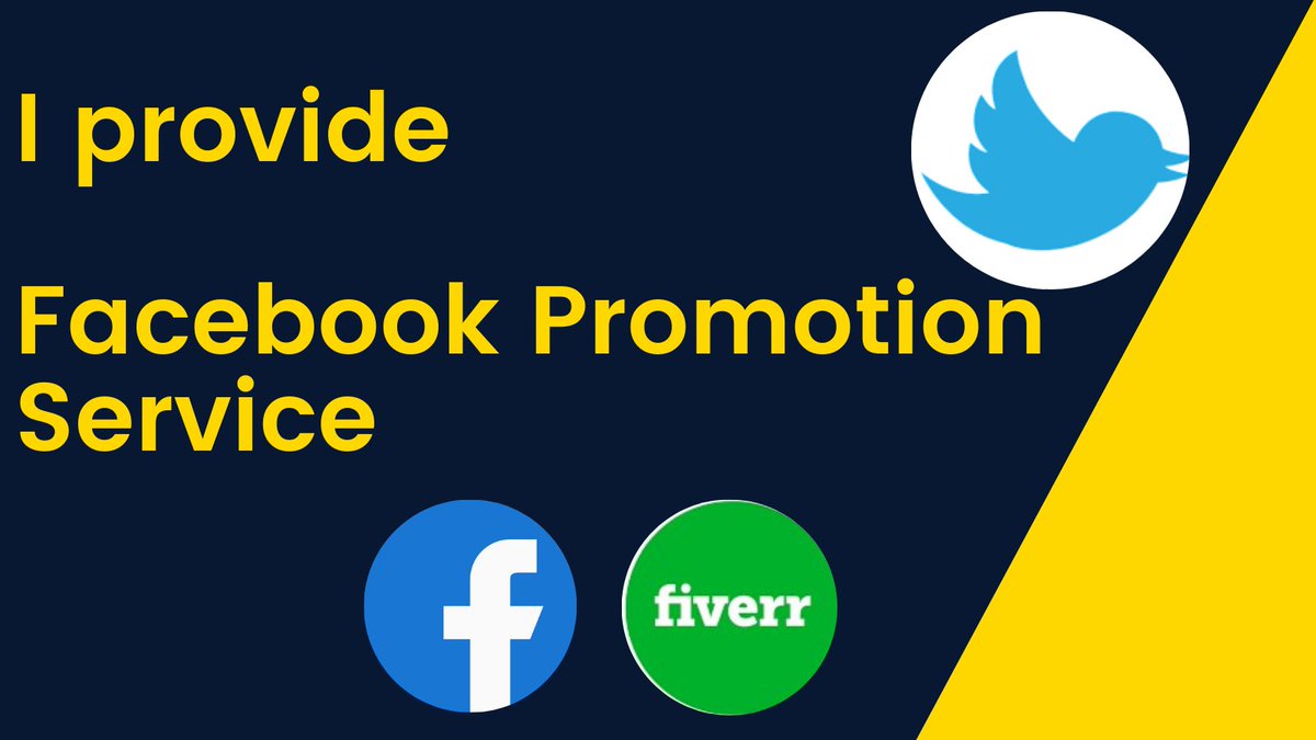 If you need this kind of service, you can contact me and hire me on Fiverr.
For hire please click
fiverr.com/forhad232330_/…

#facebookpromotion  #facebookmarketing #socialmediamanager #digitalmarketing #socialmediamarketing #socialmedia #facebookpromote #shoutout #Fiverr #forhad