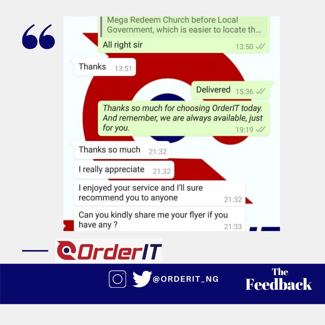 OrderIT_ng's tweet image. No such thing as bad idea when your deliveries are being handled by OrderIT.

#dispatch #ondodelivery #orderIT