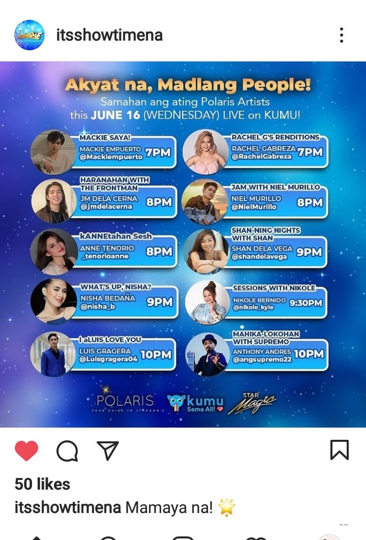 DirectioNiel_LC's tweet photo. Goodluck sayo mamaya @boyband_nielm. We love you so much! 😍❤😎

Superfans, abangan na po *nating lahat mamayang 8:00PM ang POLARIS KUMU LIVE, ni kuya NIEL!" 🎁😃

Ctto: IG post of @itsShowtimeNa.

#Nielmurillo #DirectioNiel #BoybandPH #TeamNiel https://t.co/N5ojNGB4Mo