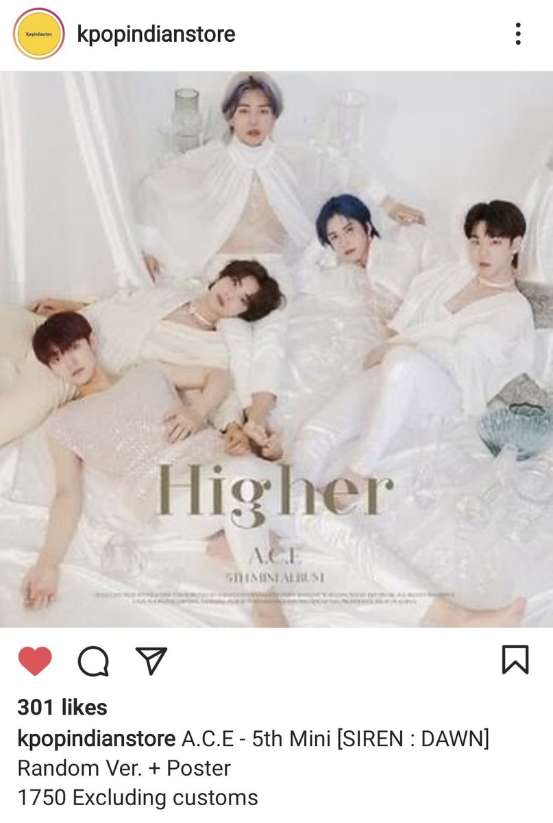 ACE_INDIA7's tweet photo. Kpopindianstore on Instagram has put details for pre-ordering #SIREN . Go check it out.

@official_ACE7 #ACE_COMEBACK #ACE #ACE_Higher https://t.co/rTtTwg7z8K
