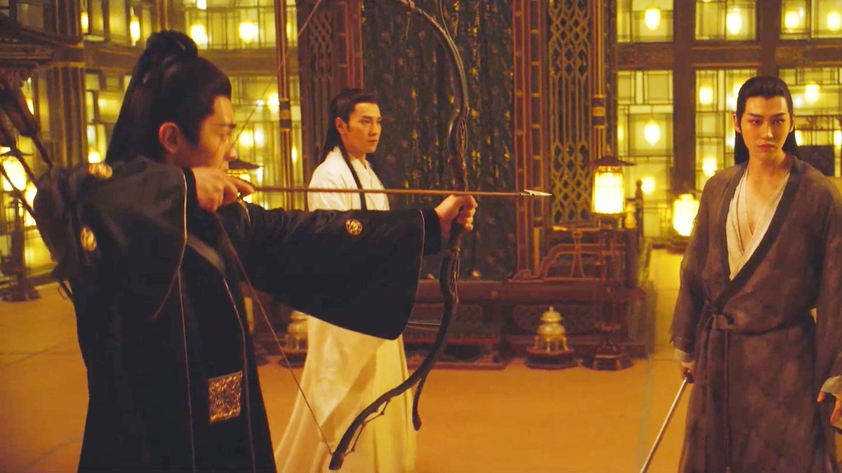 akuuza_'s tweet photo. Just having a friendly talk.
In the middle of the night.
With weapons.
😅
#TheYinYangMasterDreamofEternity #DreamofEternity #TheYinYangMaster #QingYaJi #晴雅集 #MarkChao #趙又廷 #Qingming #DengLun #邓伦 #Boya #WangDuo #汪铎 #HeShouyue #JessieLi #李俊杰 #Longye https://t.co/1xIQ9dyUvo