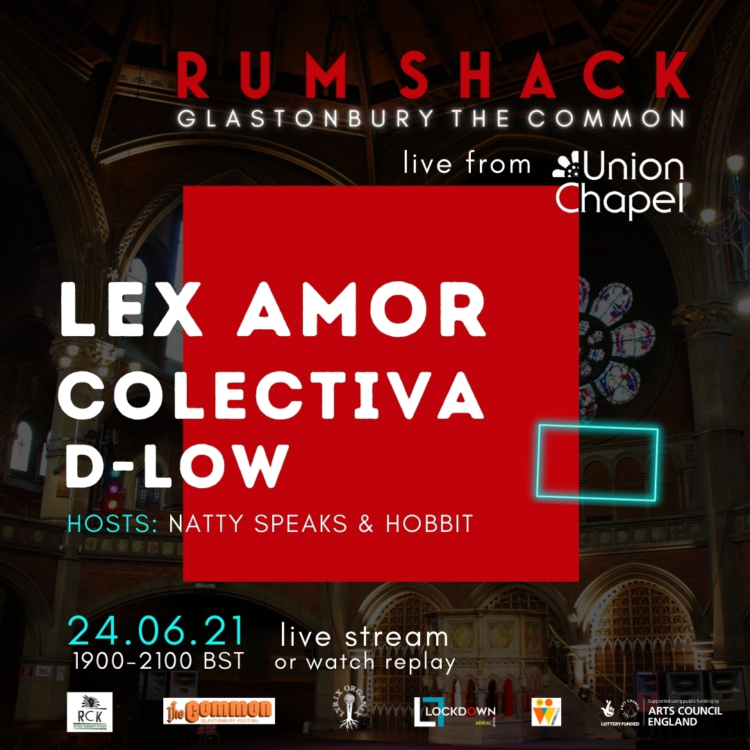 We are extremely excited to share with you this year’s Rum Shack line up! @LexAmor_ , @colectivamusica & D-Low bringing us an evening of rap, afro-latin jazz & beatboxing! Hosted by the ultimate duo @NattySpeaks & @beatboxhobbit bit.ly/Rumshack21