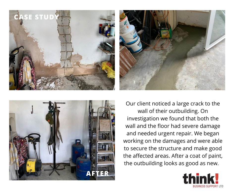 This week's case study examines a recent repair we carried out to our client's outbuilding. Learn more about what we do on our website -  ow.ly/DjfG50ErQX0