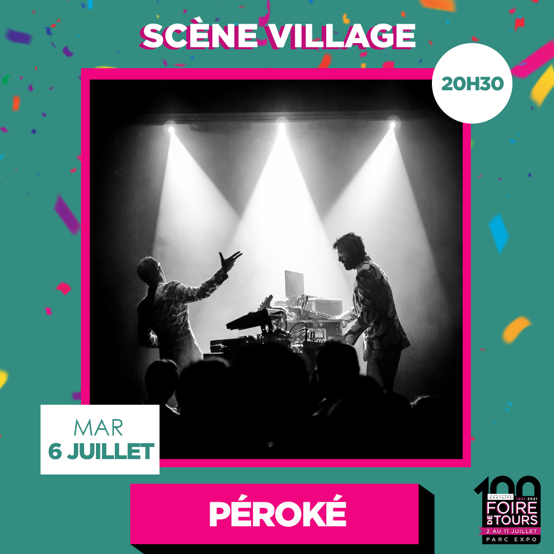 Toursevents37's tweet photo. Foire de Tours-[SCÈNE VILLAGE]
On poursuit la programmation aux couleurs du festival 
@terresduson avec le groupe PÉROKÉ qui jouera sur la scène village de la Foire à 20h30 !

🎧 Écoutez le dernier morceau de Péroké : https://t.co/WaD9HOO6Ch
ℹ Infos : https://t.co/kyjj5uzUdg https://t.co/P1bEtrDeSz