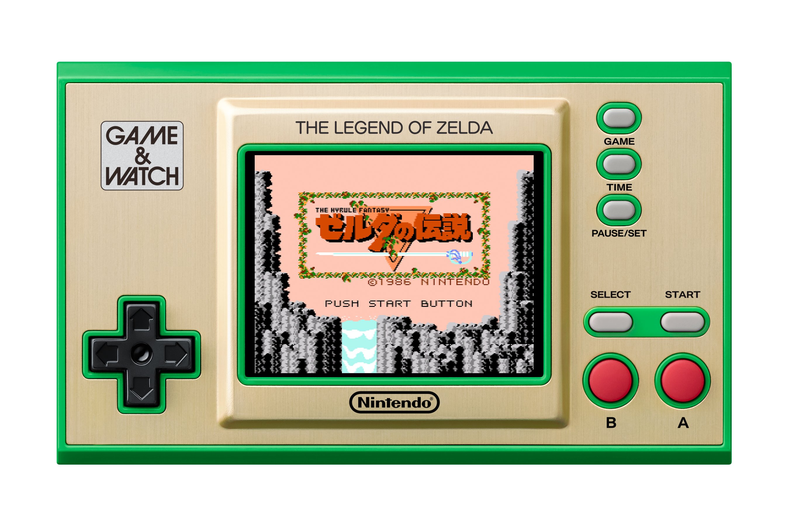 ゼルダの伝説 ゲーム ウオッチ ゼルダの伝説 は 4つのゲームを収録しています まずは 1986年にファミリーコンピュータ ディスクシステムで登場した 初代 ゼルダの伝説 すべてはここから始まりました ゲームアンドウオッチ ゼルダの伝説