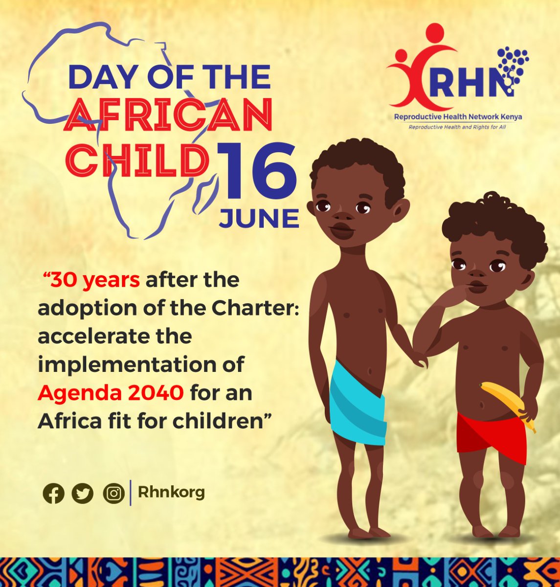 #InternationalDayOfTheAfricanChild #DAC2021KE we remind us: The 2010 Constitution of Kenya (Article 53) recognizes the right of all children to be protected from abuse,neglect, harmful cultural practices, all forms of violence, inhumane treatment,and hazardous/exploitative labor.