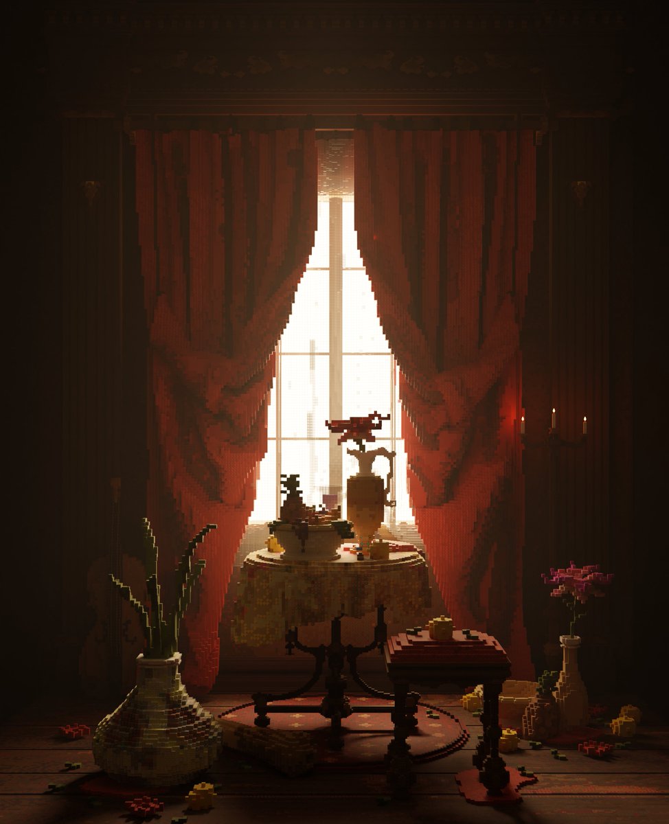 _TonCZ_'s tweet image. Hi!
I finally managed to build a full scene for my baroque styled table. I hope you will like as well as I do!
Built on: @BuildersRefuge 

#Minecraft #minecraft建築コミュ