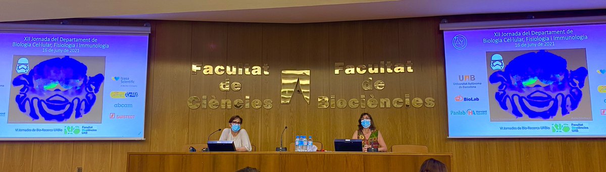 A_RuizHerrera's tweet photo. VI Jornades de Bio-Recerca UAB - Avui Departament #BCFI #cellbiology #physiology #immunology @Biociencies_UAB @BCFI_UAB @IBB_UAB @UABBarcelona @INC_UAB https://t.co/xM90OS6lIs
