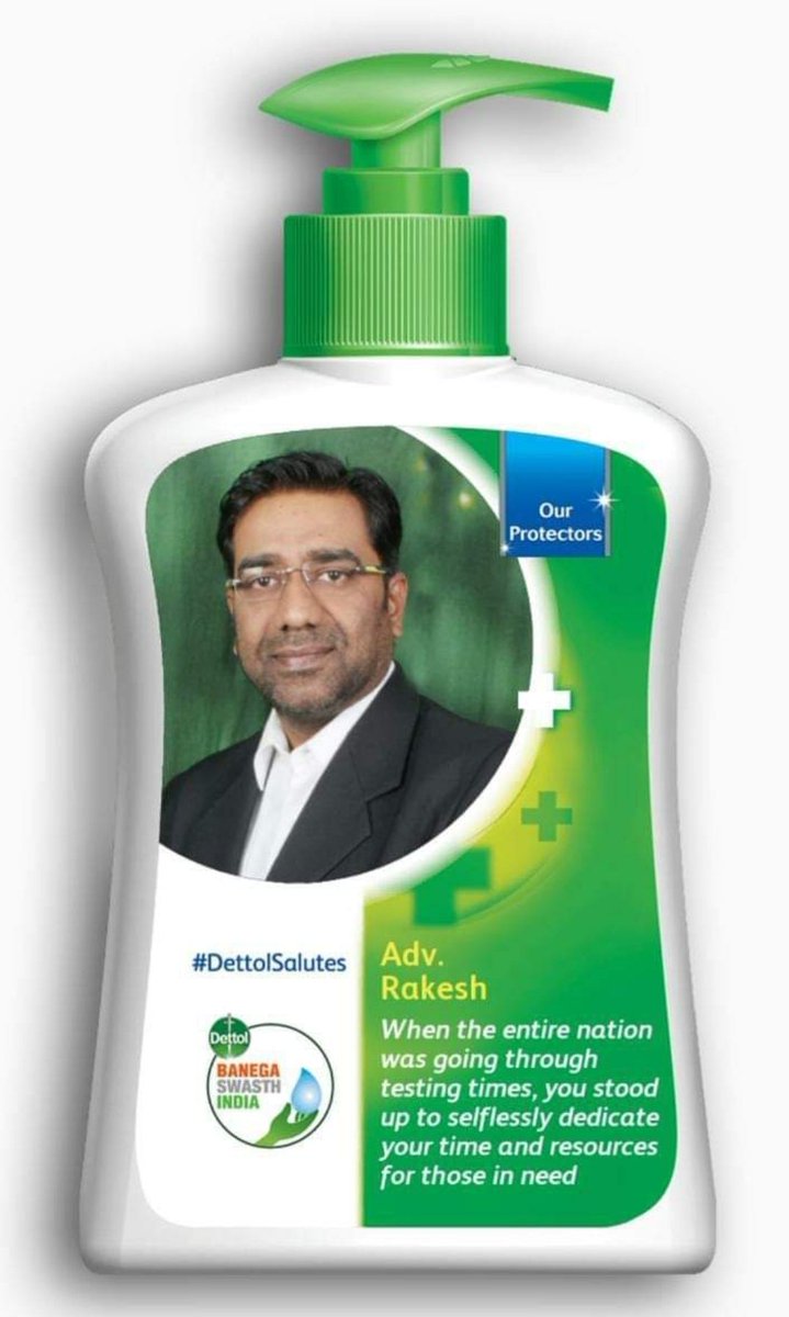 CA_SanjayParmar's tweet image. Our #NationFirst group member Rakesh K Singh  co- founder of Khana Chahiye initiative that has fed millions is a part of the #Dettol Salutes initative. Proud moment for all of us! Congrats Rakesh Bhai 🙏