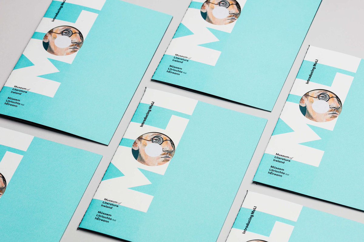 Happy #Bloomsday. We thought it fitting to post the work we did on the name &amp; visual identity for MoLI, Museum of Literature Ireland &amp; a tribute to the great man #JamesJoyce 

#irishdesign #brandidentity #logodesign #designforprint #brandingdesign