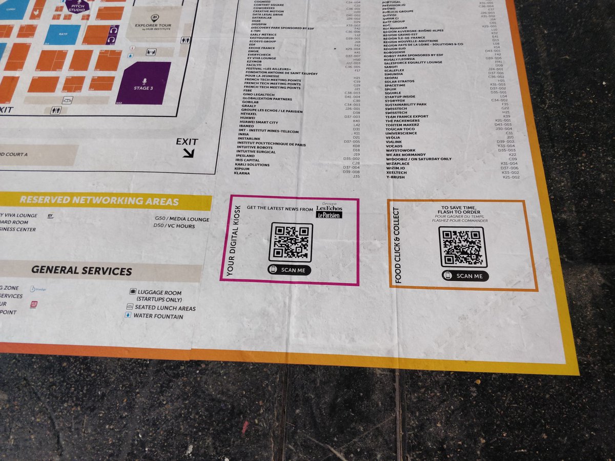 Des startups, des robots, du software, du hardware... Transformation, change, sustainability, RebornAfterCovid... QR-code everywhere On est bien à #VivaTech <a href="/Klee_Group/">Klee Group</a>