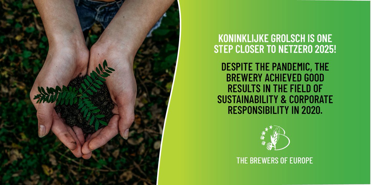 brewersofeurope's tweet photo. 🇳🇱 @RoyalGrolsch is one step closer to #NetZero2025!

Despite the pandemic, the brewery achieved good results in the field of sustainability &amp; corporate responsibility in 2020: https://t.co/4GePixLbis | #Brewing4EU
@EU_ENV @NLatEU https://t.co/g5p51I7owm