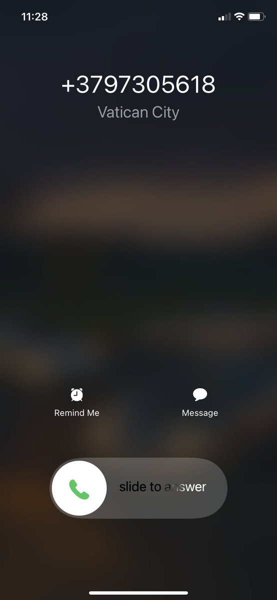 Being spammed by the Pope!