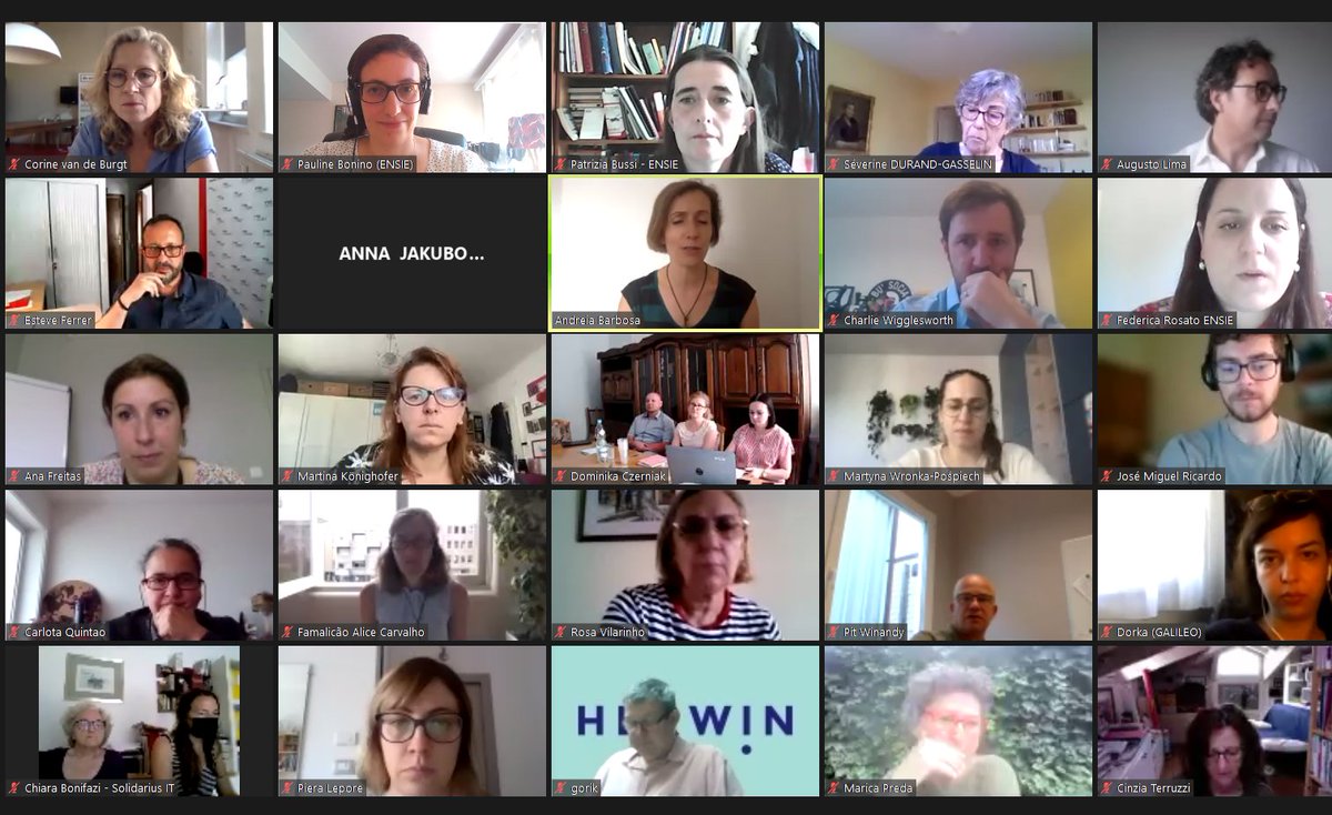 ensienetwork's tweet photo. 🎉Today is our #GAM!
We are starting this morning with webinar with #JustGreen project on #SocialEconomy and #CircularEconomy!
🟢How to push #SocialEntrepreneurs to work in #CircularEconomy?
🟢How to encourage to buy from #SocialEnterprises?
A lot of interesting discussions! https://t.co/OpytLfdOnd