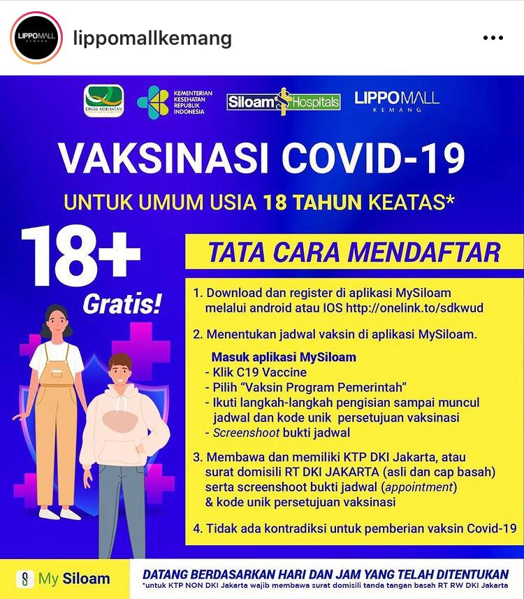 Kitabisa On Twitter Vaksinasi Di Klinik Sanan Medika Blimbing Malang