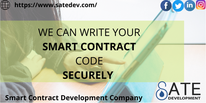 satedevelopment's tweet image. For further information about Smart Contract Development Services, please visit us @ satedev.com
satedev.com/about-us/
#SmartContractDevelopmentCompany #SmartContractDevelopmentServices #BlockchainCompanies #Blockchain  #SateDevelopment
