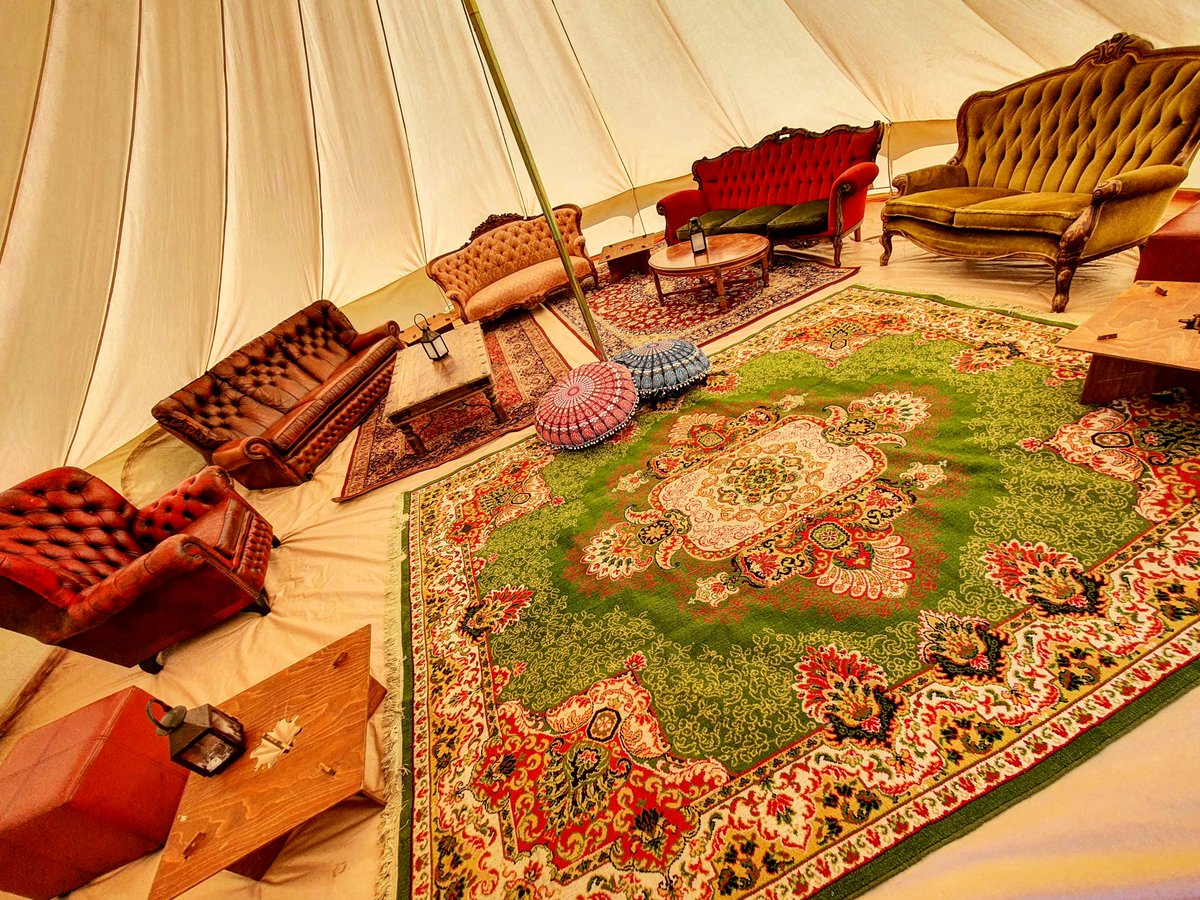modularmoodsuk's tweet photo. How many stylistic cultures have be combined here to furnish this amazing 7m @blankcanvastentsevents Bell tent? Bonus points if you can get them all! Also do you like our new giant green rug 'Juniper", and low lounge tables? Transform your event space Modular Moods #modularmoods https://t.co/6zCaH5gOdn