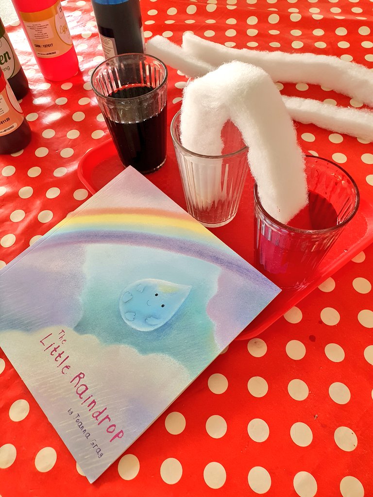Russell_Primary's tweet photo. We are learning about the Water cycle this week in Nursery. To help with our understanding the children had a go at making their own rainbows! We also have an ongoing evaporation experiment. #understandingoftheworld #watercycle #EYFS #makingrainbows https://t.co/jXFJjv0DJV