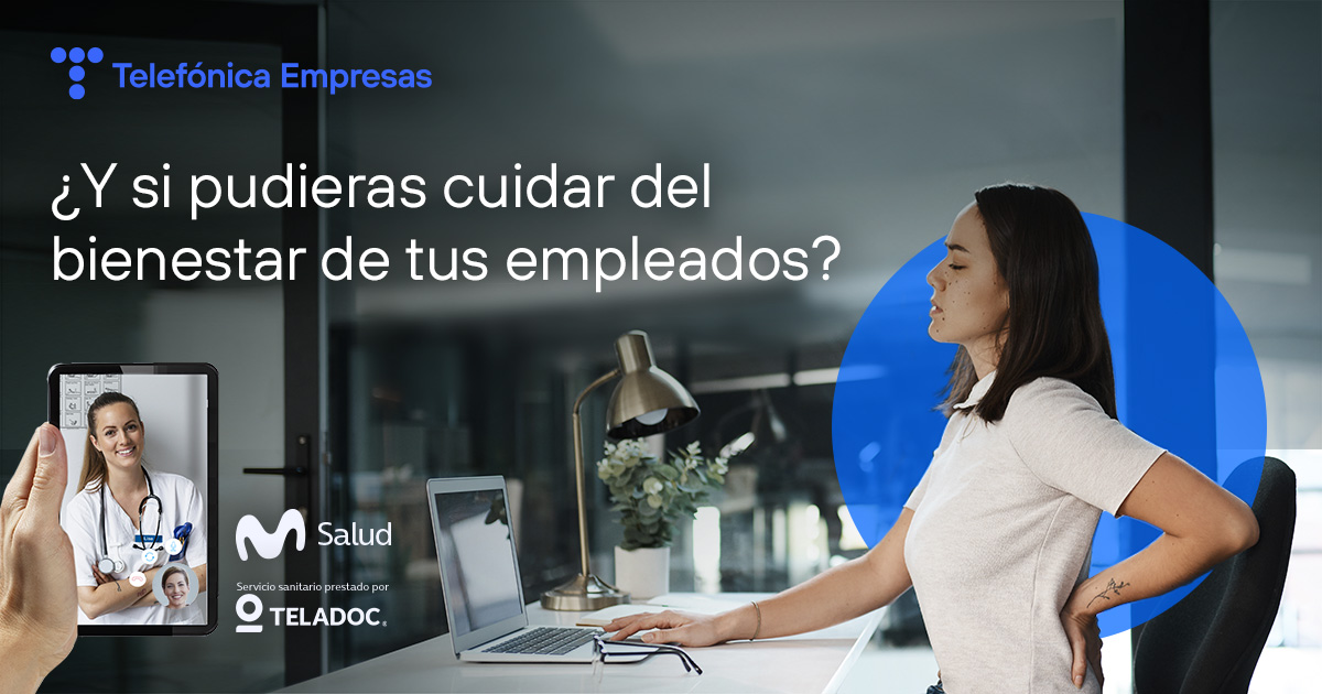 Ahora cuidar del bienestar de tus empleados es más fácil con #MovistarSalud Empresas

🩺📲 Nuestro servicio de #telemedicina con el que tus empleados podrán ser atendidos digitalmente por los mejores profesionales médicos de una manera rápida y sencilla
 
 bit.ly/3vwxUPH