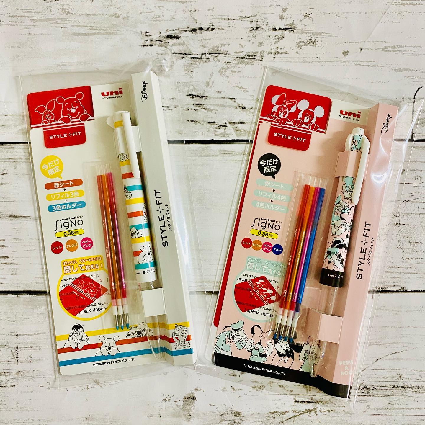 文具マイスターパピア 三菱鉛筆さんより発売の スタイルフィット ディズニーシリーズ が入荷しました すぐに使えるスターターキットには暗記用赤シートが付属しています Mpuni Official 三菱鉛筆 Uni スタイルフィット スタイルフィットホルダー