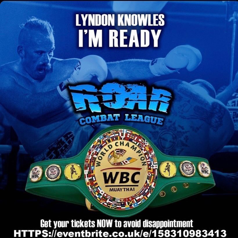 We are five weeks away from the showdown of showdowns for the WBC MuayThai heavyweight world title 🏆

Lyndon Knowles 🇬🇧 
🆚
Matuesz Duczmal 🇵🇱 

🗓 July 24 
📍 Watford, England 
🎟 eventbrite.co.uk/e/roar-combat-…