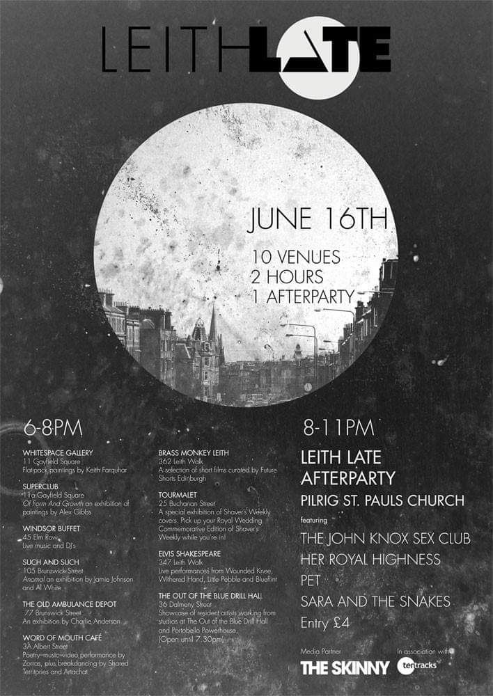 LeithLate (@leithlate) on Twitter photo The very first #LeithLate art crawl took place on this day TEN years ago! Were you there? With design by <a href="/David_Lemm/">David Lemm</a> and featuring <a href="/ootbdrillhall/">Out of the Blue</a> @windsorbuffet <a href="/MonkeyLeith/">BrassMonkeyLeith</a> <a href="/jamiecjohnson/">Jamie Johnson</a> <a href="/Blueflint/">Blueflint</a> <a href="/witheredhand/">Withered Hand</a> and more, what a way to feel old! Happy birthday to us 🎉🥳 #Leith The very first #LeithLate art crawl took place on this day TEN years ago! Were you there? With design by <a href="/David_Lemm/">David Lemm</a> and featuring <a href="/ootbdrillhall/">Out of the Blue</a> @windsorbuffet <a href="/MonkeyLeith/">BrassMonkeyLeith</a> <a href="/jamiecjohnson/">Jamie Johnson</a> <a href="/Blueflint/">Blueflint</a> <a href="/witheredhand/">Withered Hand</a> and more, what a way to feel old! Happy birthday to us 🎉🥳 #Leith